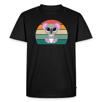 Koalas Koala Bear Australia Marsupial Pouch Koala - T-shirt Premium bio Homme - noir - Devant - Nico (187cm)