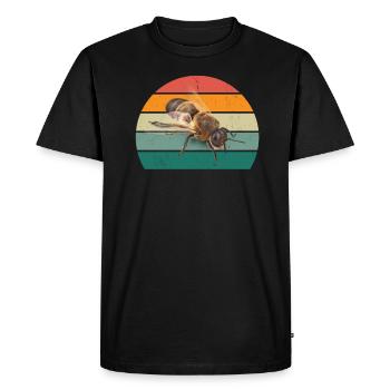 Insecte rampant mouches ailes fourmis insectes - T-shirt Premium bio Homme - noir - Devant - Nico (187cm)