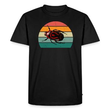 Insecte rampant mouches ailes fourmis insectes - T-shirt Premium bio Homme - noir - Devant - Nico (187cm)