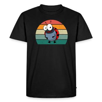 Insecte rampant mouches ailes fourmis insectes - T-shirt Premium bio Homme - noir - Devant - Nico (187cm)