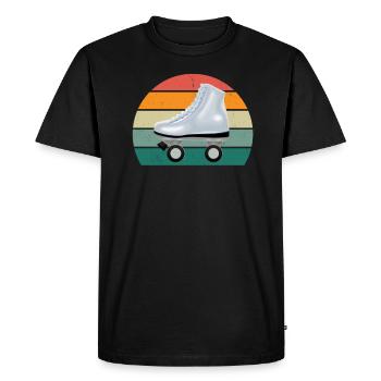 Patineur à roues alignées Patineur à roues alignées Patineurs à roues alignées - T-shirt Premium bio Homme - noir - Devant - Nico (187cm)