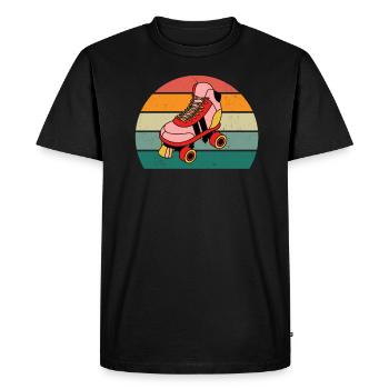 Patineur à roues alignées Patineur à roues alignées Patineurs à roues alignées - T-shirt Premium bio Homme - noir - Devant - Nico (187cm)