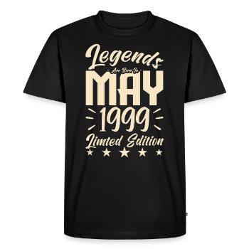 Naissance En mai 1999 Cadeau d'anniversaire 1999. - T-shirt Premium bio Homme - noir - Devant - Nico (187cm)