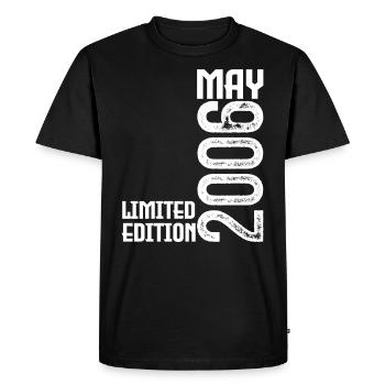 Gift May 2006. Anniversary May 2006. May 2006. - Men's Premium Organic T-Shirt - black - Front - Nico (187cm)