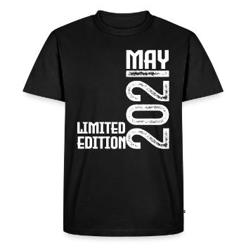 Cadeau may 2021. anniversary may 2021. Mai 2021. - T-shirt Premium bio Homme - noir - Devant - Nico (187cm)