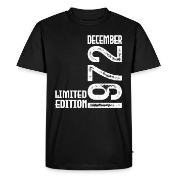 Cadeau Anniversaire Décembre 1972. Decembre 1972. - T-shirt Premium bio Homme - noir - Devant - Nico (187cm)