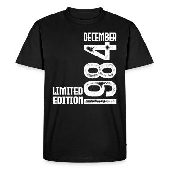 Birthday Gift December 1984. December 1984. - Men's Premium Organic T-Shirt - black - Front - Nico (187cm)