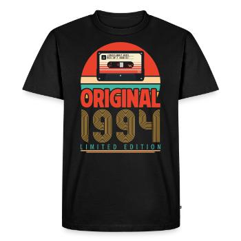 Vintage 1994 Birthday Gift. Retro 1994. - Men's Premium Organic T-Shirt - black - Front - Nico (187cm)