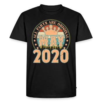 May 2020. May 2020 Birthday Gift. May 2020 - Men's Premium Organic T-Shirt - black - Front - Nico (187cm)