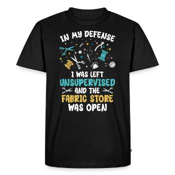 Funny Quilting Men Women Sewing Sew Quilter Sewer - T-shirt Premium bio Homme - noir - Devant - Nico (187cm)