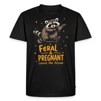 Pregnancy New Mom Candy Heart Cute Baby Reveal - T-shirt Premium bio Homme - noir - Devant - Nico (187cm)