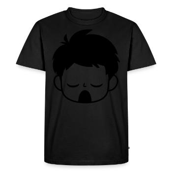 fatigue - T-shirt Premium bio Homme - noir - Devant - Nico (187cm)