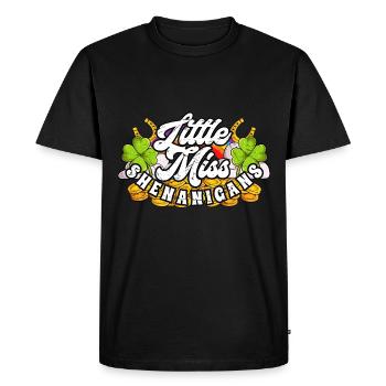 Petites manigances de la Saint-Patrick Femme - T-shirt Premium bio Homme - noir - Devant - Nico (187cm)