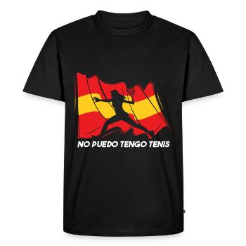 Mujer Tenista Tenis - T-shirt Premium bio Homme - noir - Devant - Nico (187cm)