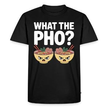 Qu’est-ce que le Pho Vietnam Voyage Nouilles Soup Love Pho - T-shirt Premium bio Homme - noir - Devant - Nico (187cm)
