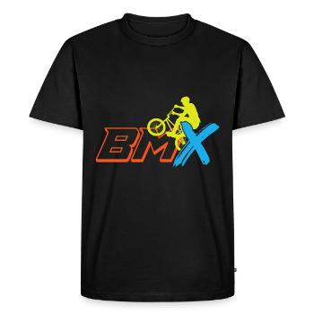 BMX Motocross Extreme BMX Bike Bike Cyclisme - T-shirt Premium bio Homme - noir - Devant - Nico (187cm)