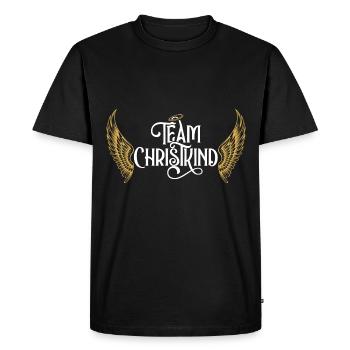 Équipe Christ Enfant Réveillon de Noël Costume Famille - T-shirt Premium bio Homme - noir - Devant - Nico (187cm)