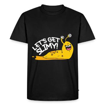 Permet d’obtenir une limace de banane visqueuse - T-shirt Premium bio Homme - noir - Devant - Nico (187cm)