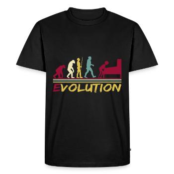 Flipper flipper Evolution Retro - T-shirt Premium bio Homme - noir - Devant - Nico (187cm)