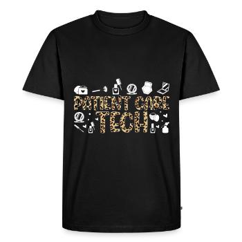 Nursing service for the elderly care Nursing - Men's Premium Organic T-Shirt - black - Front - Nico (187cm)