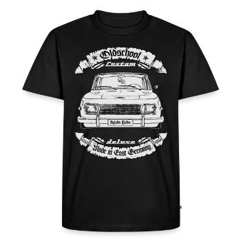 Oldtimer DDR 353 Oldschool Eisenach - Men's Premium Organic T-Shirt - black - Front - Nico (187cm)