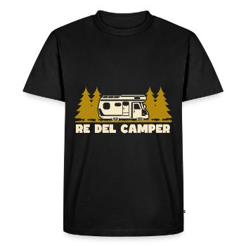 King of the Camper - Men's Premium Organic T-Shirt - black - Front - Nico (187cm)