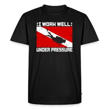 Dive Master Rescue Diver Instructeur de plongée sous-marine - T-shirt Premium bio Homme - noir - Devant - Nico (187cm)