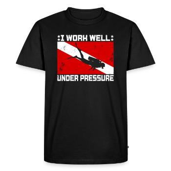 Dive Master Rescue Diver Instructeur de plongée sous-marine - T-shirt Premium bio Homme - noir - Devant - Nico (187cm)