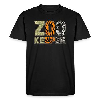 Costume de gardien de zoo Animal africain Safari gardien de zoo - T-shirt Premium bio Homme - noir - Devant - Nico (187cm)