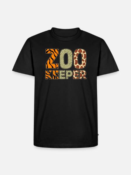 Dyrepasser kostume Afrikansk dyresafari Zoo Keeper - Herre Premium økologisk T-shirt - sort