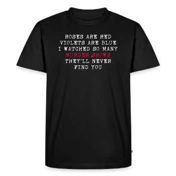 True Crime Mystère Amant du crime Fan Cadeau Drôle - T-shirt Premium bio Homme - noir - Devant - Nico (187cm)