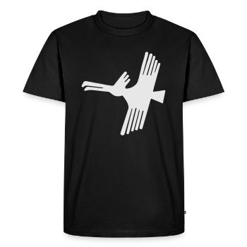 Lignes de Nazca | Pérou Geoglyphs Las Líneas De Nazca - T-shirt Premium bio Homme - noir - Devant - Nico (187cm)