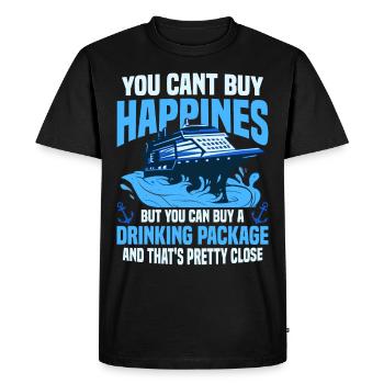 Cruise Trip - Men's Premium Organic T-Shirt - black - Front - Nico (187cm)