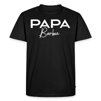 Papa Barbu - T-shirt Premium bio Homme - noir - Devant - Nico (187cm)