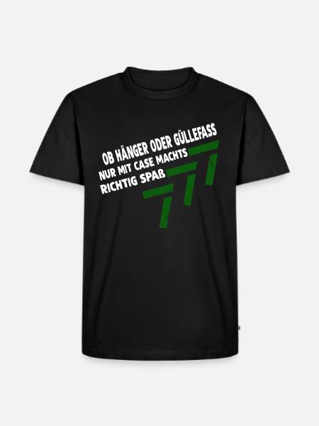 NUR MIT CASE MACHTS SPAß - Männer Premium Bio T-Shirt - Schwarz