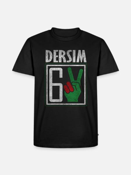 Kurdistan Dersim Peuple kurde libre - T-shirt Premium bio Homme - noir