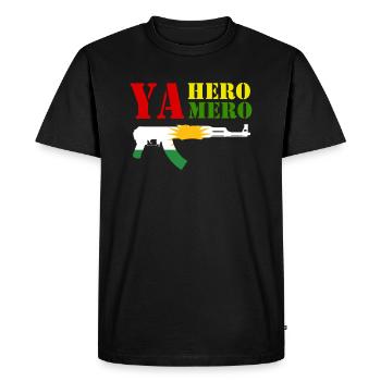 Kurdistan Drapeau Kurdistan Gratuit - T-shirt Premium bio Homme - noir - Devant - Nico (187cm)
