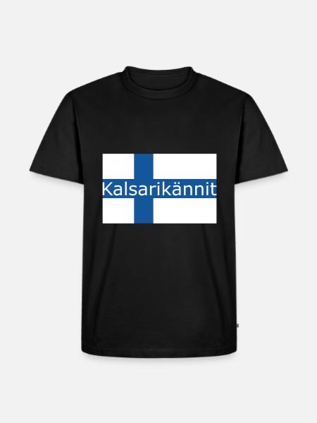 Drapeau Kalsarikännit Finlande - T-shirt Premium bio Homme - noir