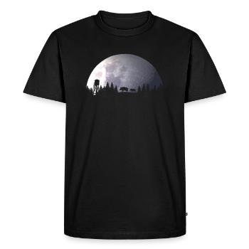 Wildschwein Keiler lustiges Geschenk Jäger Jagd - Männer Premium Bio T-Shirt - Schwarz - Vorne - Nico (187cm)