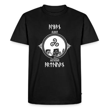 Solstice d’hiver Celtique Jul Runen Viking - T-shirt Premium bio Homme - noir - Devant - Nico (187cm)
