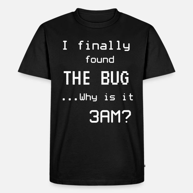 Programmeurs mèmes Informaticiens - T-shirt Premium bio Homme - noir