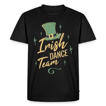 Irish Dance Team - Men's Premium Organic T-Shirt - black - Front - Nico (187cm)