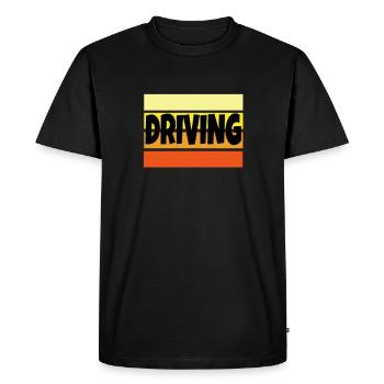 motorist - Men's Premium Organic T-Shirt - black - Front - Nico (187cm)