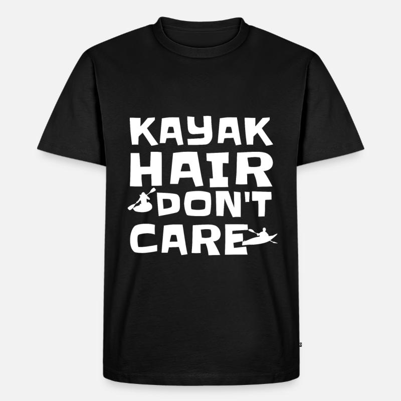 Kayak - Männer Premium Bio T-Shirt - Schwarz
