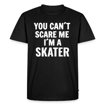 patins - T-shirt Premium bio Homme - noir - Devant - Nico (187cm)