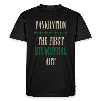 Le premier mélange d'art martial - T-shirt Premium bio Homme - noir - Devant - Nico (187cm)