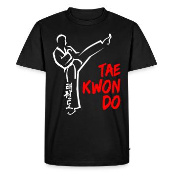 Taekwondo - T-shirt Premium bio Homme - noir - Devant - Nico (187cm)