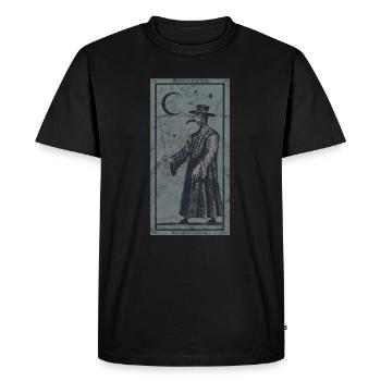 Peste Occulte Docteur Tarot Card Peste Noire - T-shirt Premium bio Homme - noir - Devant - Nico (187cm)