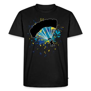 Skydiver Skydive Skydive - Men's Premium Organic T-Shirt - black - Front - Nico (187cm)