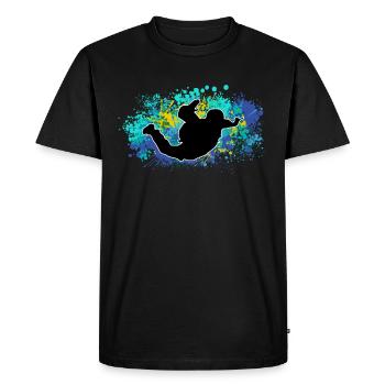 Skydiver Skydive Skydive - Men's Premium Organic T-Shirt - black - Front - Nico (187cm)